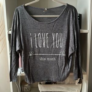 Graphic Gray Top